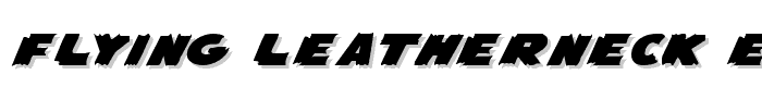 Flying Leatherneck Expanded font